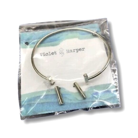 Violet Harper Jane Bar Bracelet + Earrings Set • NWT - Picture 5 of 5